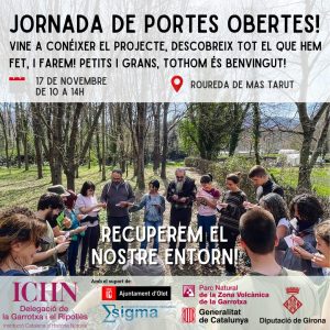 Sortida de camp per conèixer el projecte de restauració de la roureda humida de Mas Tarut