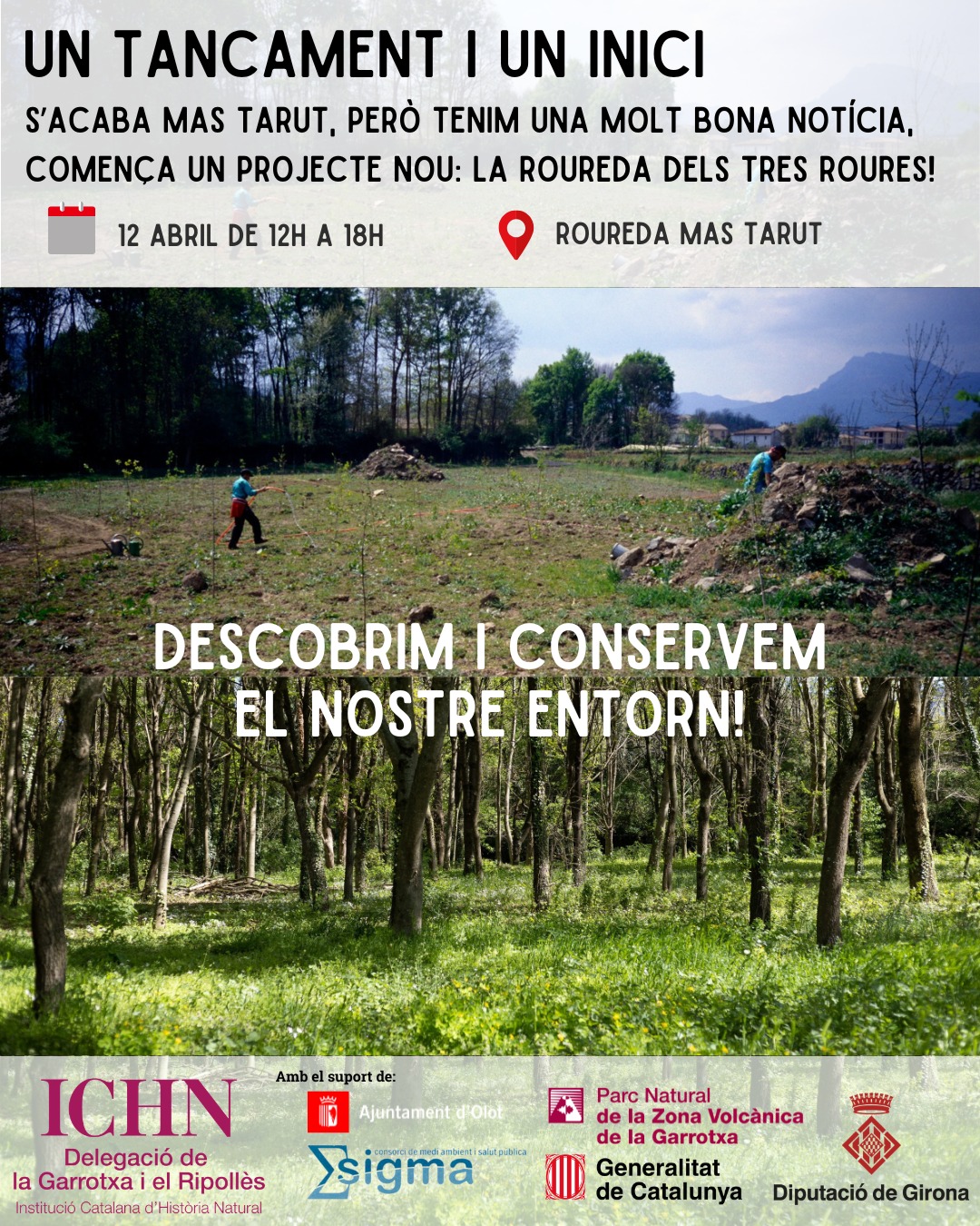 Acte de tancament del projecte de restauració de la Roureda Mas Tarut